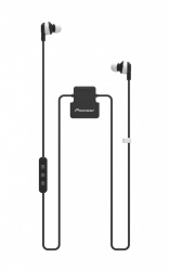 Pioneer Audífonos Intrauriculares con Micrófono ClipWear Active, Inalámbrico, Bluetooth, Negro/Blanco 