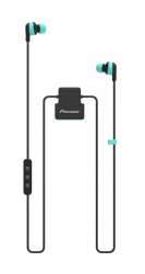Pioneer Audífonos Intrauriculares con Micrófono SE-CL5BT, Inalámbrico, Bluetooth, Negro/Menta 