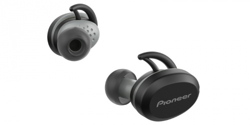 Pioneer Audífonos Intrauriculares con Micrófono E8, Inalámbrico, Bluetooth, Negro/Gris 