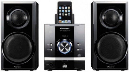 Pioneer X-CM30 Mini Componente, 24W RMS, USB 2.0, compatible con iPhone/iPod 