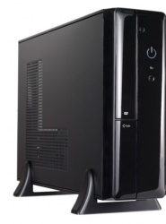 Gabinete Pixxo CM-8102, Mini-Tower, micro-ATX/mini-iTX, 2x USB 2.0, con Fuente de 450W, Negro 