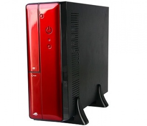 Gabinete Pixxo CM-8102, micro-ATX/mini-iTX, USB 2.0, con Fuente de 450W, Negro/Rojo 