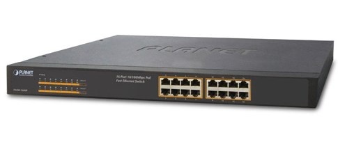 Switch Planet Fast Ethernet FNSW-1600P, 16 Puertos 10/100Mbps, 3.2 Gbit/s, 8000 Entradas - No Administrable 