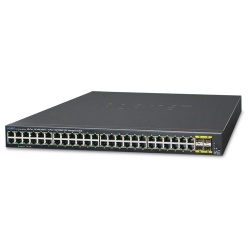 Switch Planet Gigabit Ethernet GS-4210-48T4S, 48 Puertos 10/100/1000Mbps + 4 Puertos SFP, 104 Gbit/s, 16.000 Entradas - Administrable 