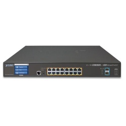 Switch Planet Gigabit Ethernet GS-5220-16UP2XVR, 16 Puertos 10/100/1000Mbps + 2 Puertos SFP+, 10Gbit/s, 16000 Entradas - Administrable 