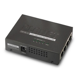 Planet Inyector PoE HPOE-460, 4 Puertos RJ-45, IEEE 802.3af 