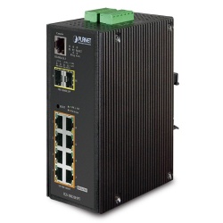 Switch Planet Gigabit Ethernet IGS-10020HPT, 8 Puertos 10/100/1000Mbps + 2 Puertos SFP, 20 Gbit/s, 8000 Entradas - Administrable 