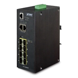 Switch Planet Gigabit Ethernet IGS-10080MFT, 6 Puertos 100/1000X SFP + 2 Puertos 1G/2.5G SFP + 2 Puertos 10/100/1000T, 20Gbit/s, 8000 Entradas - Administrable 