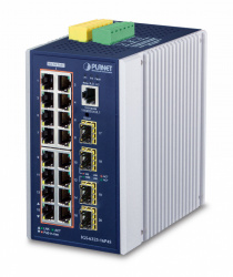 Switch Planet Gigabit Ethernet IGS-6325-16P4S, 16 Puertos 10/100/1000Mbps + 4 Puertos SFP, 20 Gbit/s, 16000 Entradas - Administrable 