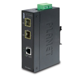 Planet Convertidor de Medios Gigabit Ethernet a Fibra Óptica Dual SFP, 120km, 1000 Mbit/s 
