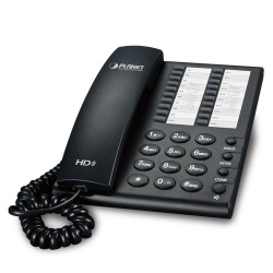 Planet Teléfono VoIP VIP-1000PT, 4 Teclas Programables, Altavoz, Negro 