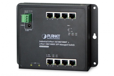 Switch Planet Gigabit Ethernet WGS-4215-8P2S, 8 Puertos 10/100/1000Mbps + 2 Puertos SFP, 20 Gbit/s, 8000 Entradas - Administrable 