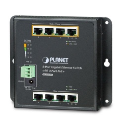 Switch Planet Gigabit Ethernet WGS-804HP 120W, 8 Puertos 10/100/1000 (4 x PoE+), 16 Gbit/s, 8000 Entradas - No Administrable 