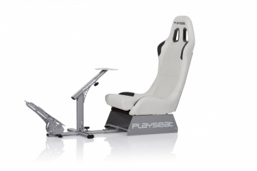 Playseat Silla Gamer Evolution, hasta 122Kg, Blanco, Compatible con PS4/Xbox One/PC 