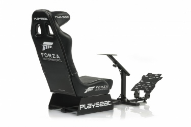 Playseat Silla Gamer Forza Motosport, hasta 120Kg, Negro/Blanco, Compatible PS4/Xbox One/PC 