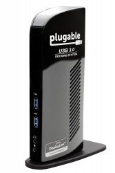 Plugable Docking Station UD-3900 USB 3.2, 2x USB 3.2, 4x USB 2.0, 1x HDMI, 1x DVI, Negro 