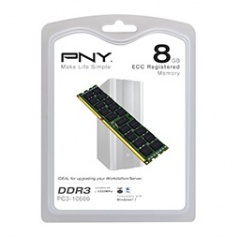 Memoria RAM PNY DDR3, 133MHz, 8GB, Non-ECC - con Difusor de Calor 