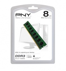 Memoria RAM PNY DDR3, 1333MHz, 8GB, Non-ECC 