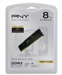 Memoria RAM PNY XLR8 DDR3, 1600MHz, 8GB, CL9 