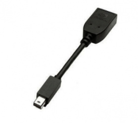 PNY Adaptador DisplayPort Hembra - Mini DisplayPort Macho, Negro 