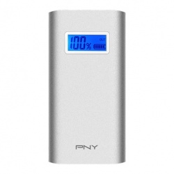 Cargador Portátil PNY PowerPack AD5200, 5200mAh, Plata 