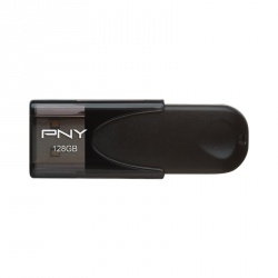 Memoria USB PNY Attaché 4, 128GB, USB 2.0, Negro 