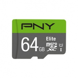 Memoria Flash PNY Elite, 64GB MicroSDXC Clase 10 
