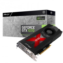 Tarjeta de Video PNY NVIDIA GeForce GTX 1070, 8GB 256-bit GDDR5, PCI Express x16 3.0 