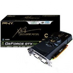PNY NVIDIA GeForce GTX 550 Ti, 1GB DDR3, 2DVI, HDCP, 3D Vision, PCI Express 2.0 