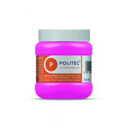 Politec Pintura Acrílica para Arte, 250ml, Carmín Claro, No. 323 