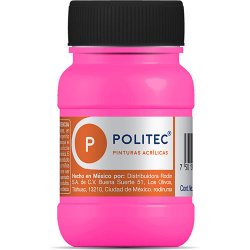 Politec Pintura Acrílica para Arte Línea 800, 100ml, Rosa, No. 806 