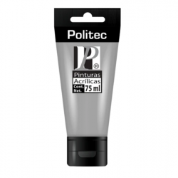 Politec Pintura Acrílica para Arte Línea 3000 Estudio, 75ml, Gris, No. 3017 