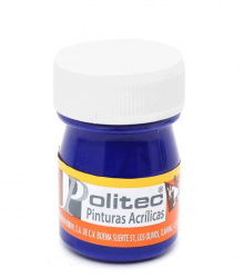 Politec Pintura Acrílica Mate para Arte Línea 300, 20ml, Azul Cobalto, No. 310 