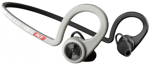 Poly Audífonos Deportivos con Micrófono BackBeat FIT, Bluetooth, Inalámbrico, Negro/Gris 