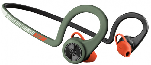 Poly Audífonos con Micrófono BackBeat FIT, Bluetooth, Inalámbrico, Verde/Naranja 