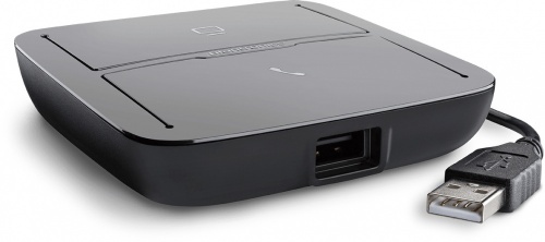 Poly Conmutador para Auriculares USB, Negro 