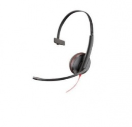 Poly Monoaural Blackwire C3215, Alámbrico, USB A, Negro 
