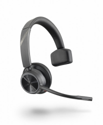 Poly Monoaural Voyager 4310 UC, Inalámbrico, Bluetooth, Negro 