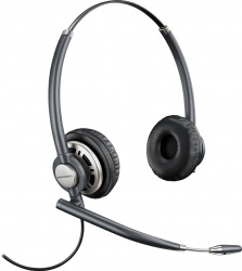 Poly Audífono Binaural EncorePro 720 con Noise-Canceling, Alámbrico, Negro 