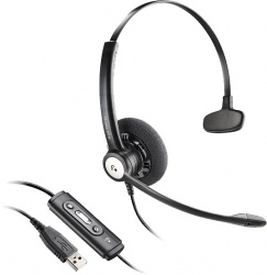 Poly Monoaural Blackwire C610-M, Alámbrico, USB, Negro 