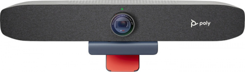 Poly Sistema de Videoconferencia Studio P15 con Micrófono, 4K Ultra HD, 2x USB, Negro/Gris 