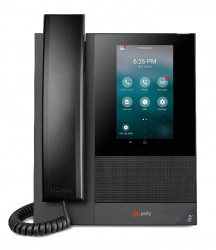 Poly Teléfono VoIP 2200-49700-025, Altavoz, Negro ― no incluye Fuente de Poder 