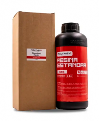 Polymex Resina para Impresora 3D PMX-5412006, Rígida Estándar, 1kg, Gris  