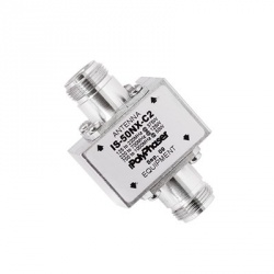 PolyPhaser Protector Coaxial Clase N RF Hembra - RF Hembra, Acero Inoxidable 