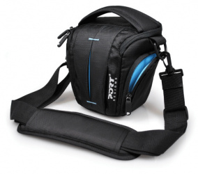 Port Design Estuche 400327 para Cámara Reflex, Negro/Azul 