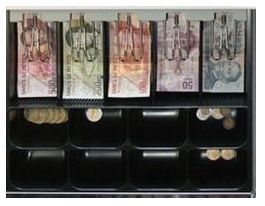 POSline Charola Removible para Cajón de Dinero CD030, 8kg, Negro 