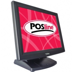 POSline Monitor MTS16 LCD Touchscreen 15'', Negro 