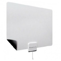 Power & Co Antena de Televisión para Interiores XF-550, UHF, Blanco 