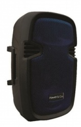 Power & Co Bocina XP-8000BL, Bluetooth, Alámbrico/Inalámbrico, 3200W, USB, Negro/Azul 