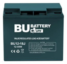 Power-All Batería Sellada BU12-18J, VRLA, 12V, 18Ah  